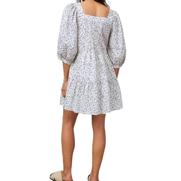 NEW RAILS pippa dress in watercolor buds - Picture 4 of 5